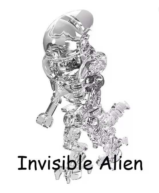 Invisible Alien Xenomorph Custom Minifig (ONLINE ORDER ONLY)