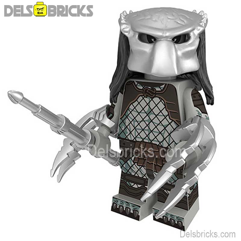 The Predator Yautja tribe set of 6 Lego Minifigures Custom Toys (ONLINE ORDER ONLY)