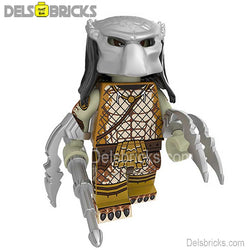The Predator Yautja tribe set of 6 Lego Minifigures Custom Toys (ONLINE ORDER ONLY)