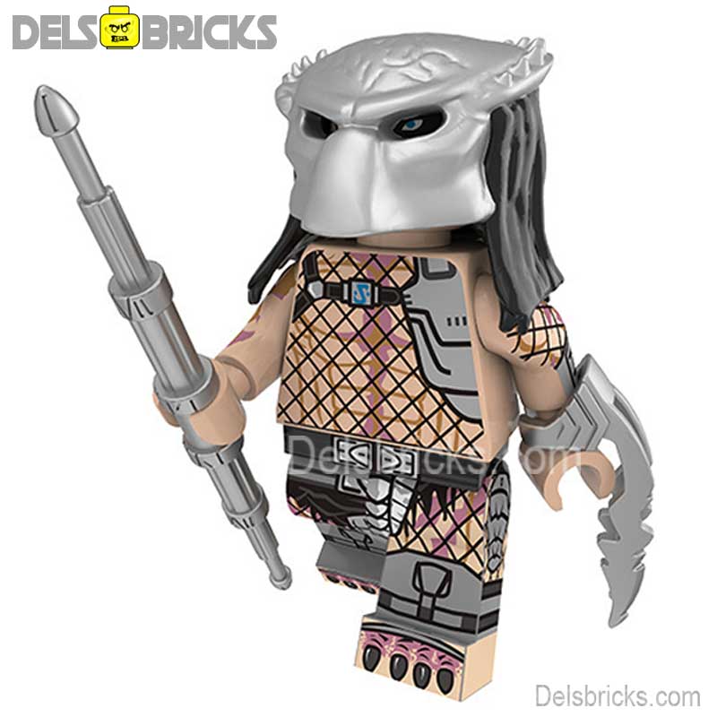 The Predator Yautja tribe set of 6 Lego Minifigures Custom Toys (ONLINE ORDER ONLY)