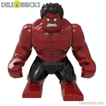 Red Hulk from Captain America: Brave New World Lego Minifigures Custom Toys (ONLINE ORDER ONLY)