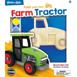 Farm Tractor Wood Craft & Paint Kit (ONLINE ORDER ONLY)