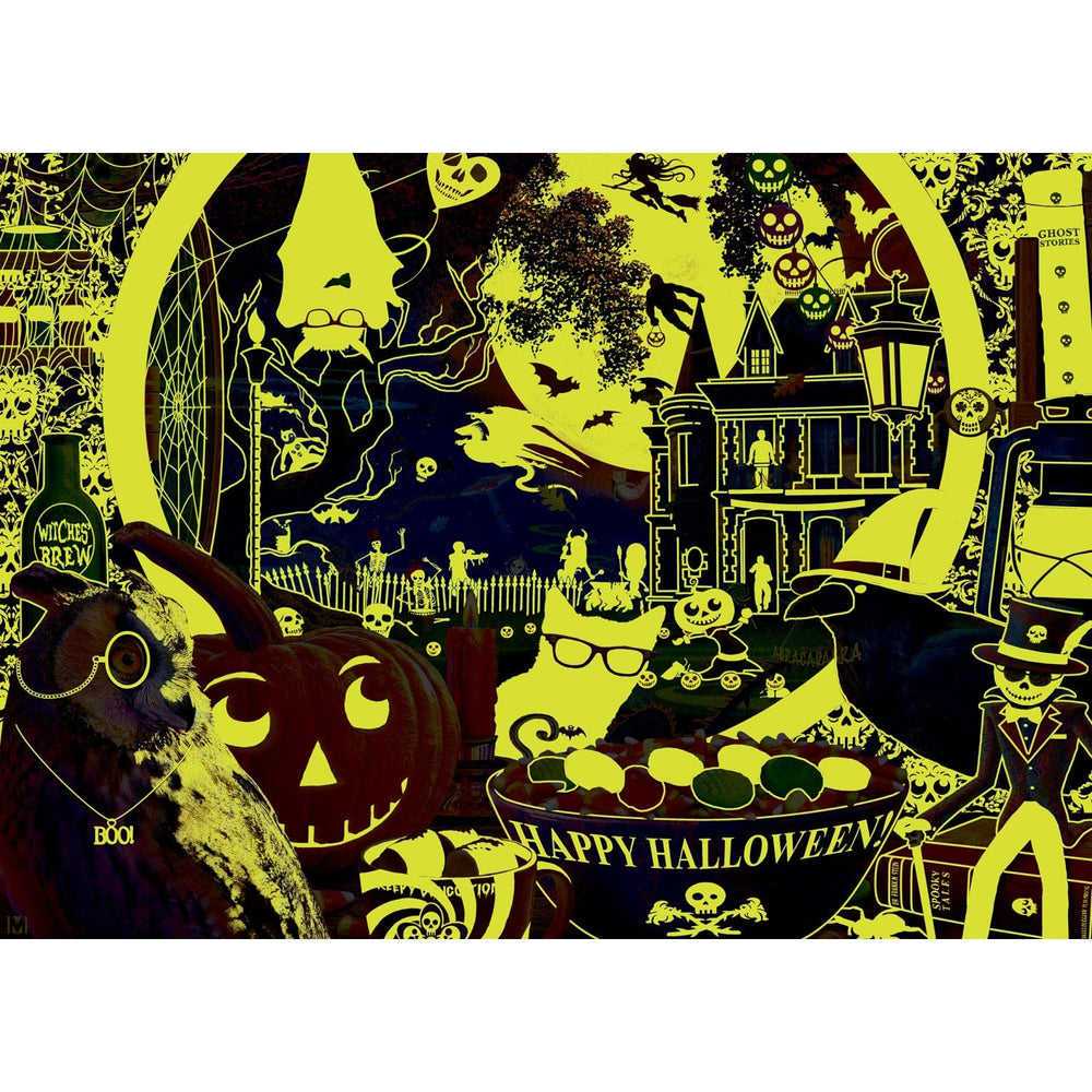 Glow in the Dark - A Scary Night Outside 1000 Piece Jigsaw Puzzle (ONLINE ORDER ONLY)