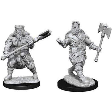 D&D Nolzur's Marvelous Miniatures: Human Barbarian Male (Online Order Only)