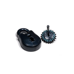 Polyhero Rogue d20 Lock and Pick Set - Cold Iron (ONLINE ORDER ONLY)