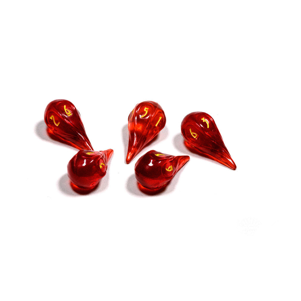 PolyHero 5d6 Wizard Fireballs - Dragonfire (ONLINE ORDER ONLY)