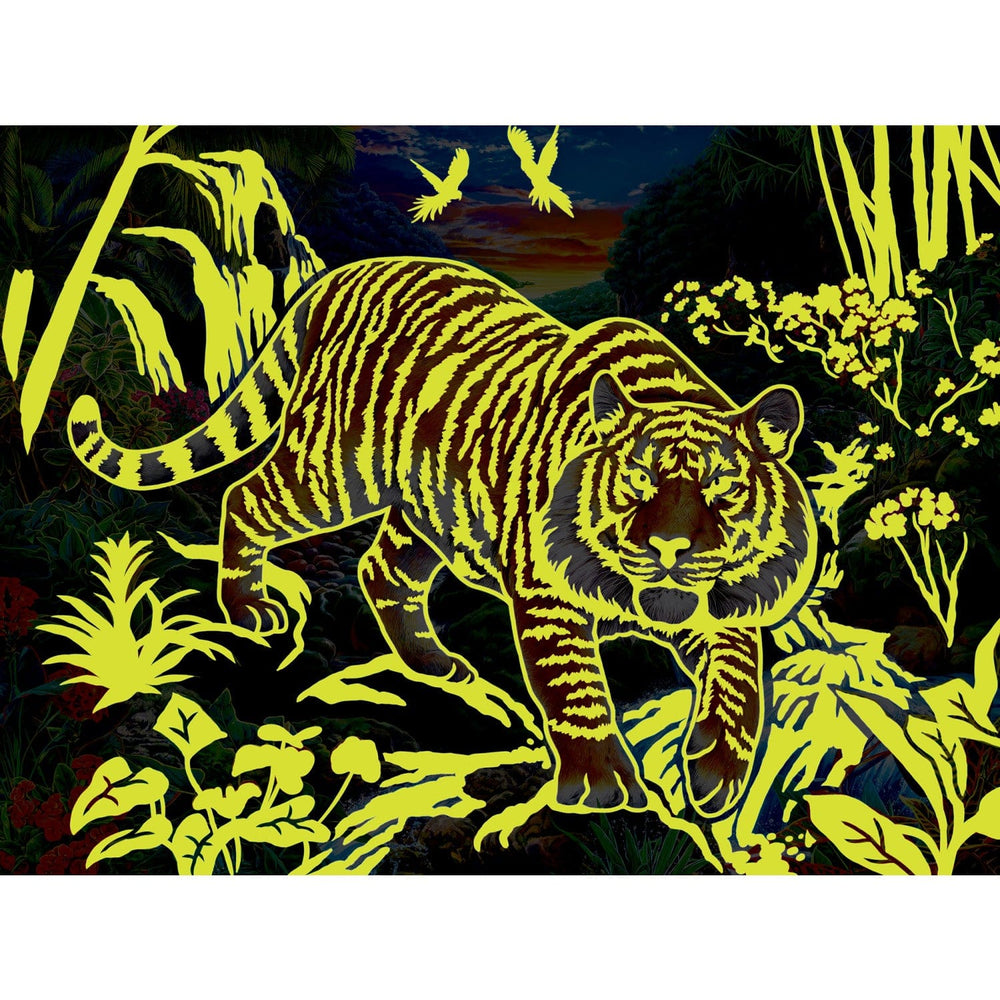 Glow in the Dark - Stalking Tiger 300 Piece EZ Grip Jigsaw Puzzle (ONLINE ORDER ONLY)