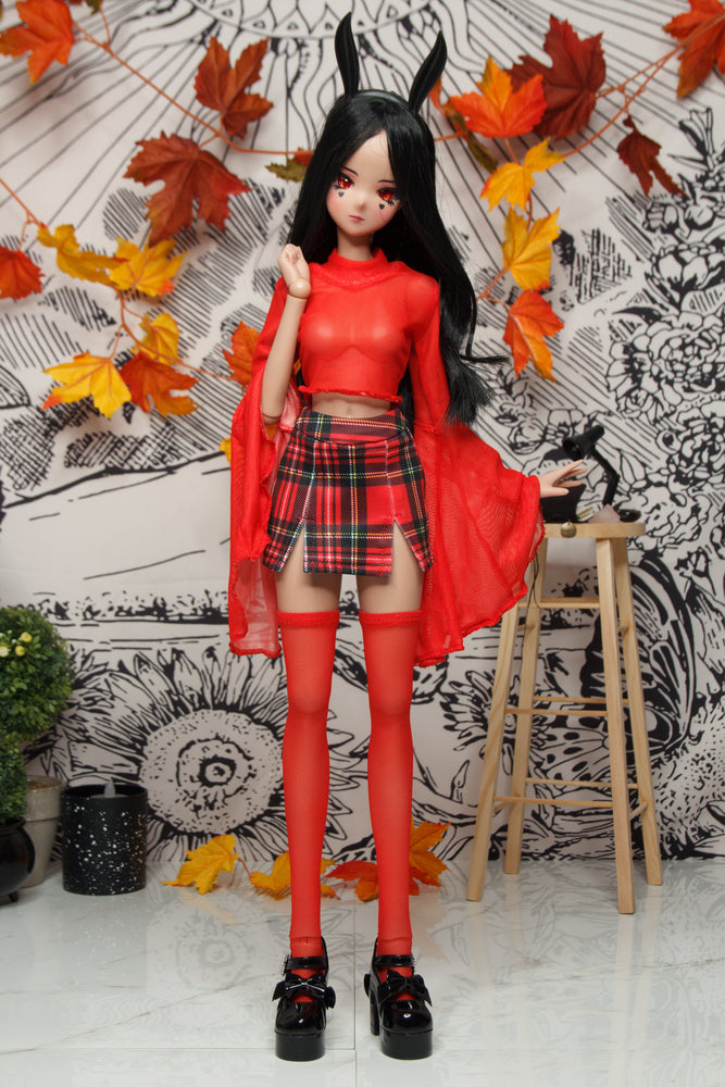 Blouse and Stockings Socks - goth Smart Doll, DD, and SD13 clothes (Online Only) (Online Order Only)