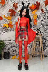 Blouse and Stockings Socks - goth Smart Doll, DD, and SD13 clothes (Online Only) (Online Order Only)