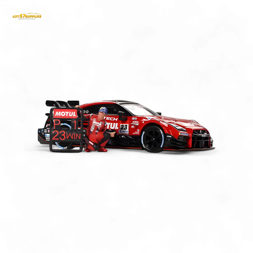 Mini-GT Nissan GT-R Nismo #23 "MOTUL AUTECH GT-T 2021" w/ Figure #875 1:64 (ONLINE ORDER ONLY)