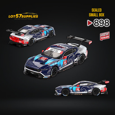 (Pre-Order) Mini-GT Ford Mustang GT3 #64 FMM 2024 IMSA Daytona 24 Hrs #898 1:64 (ONLINE ORDER ONLY)