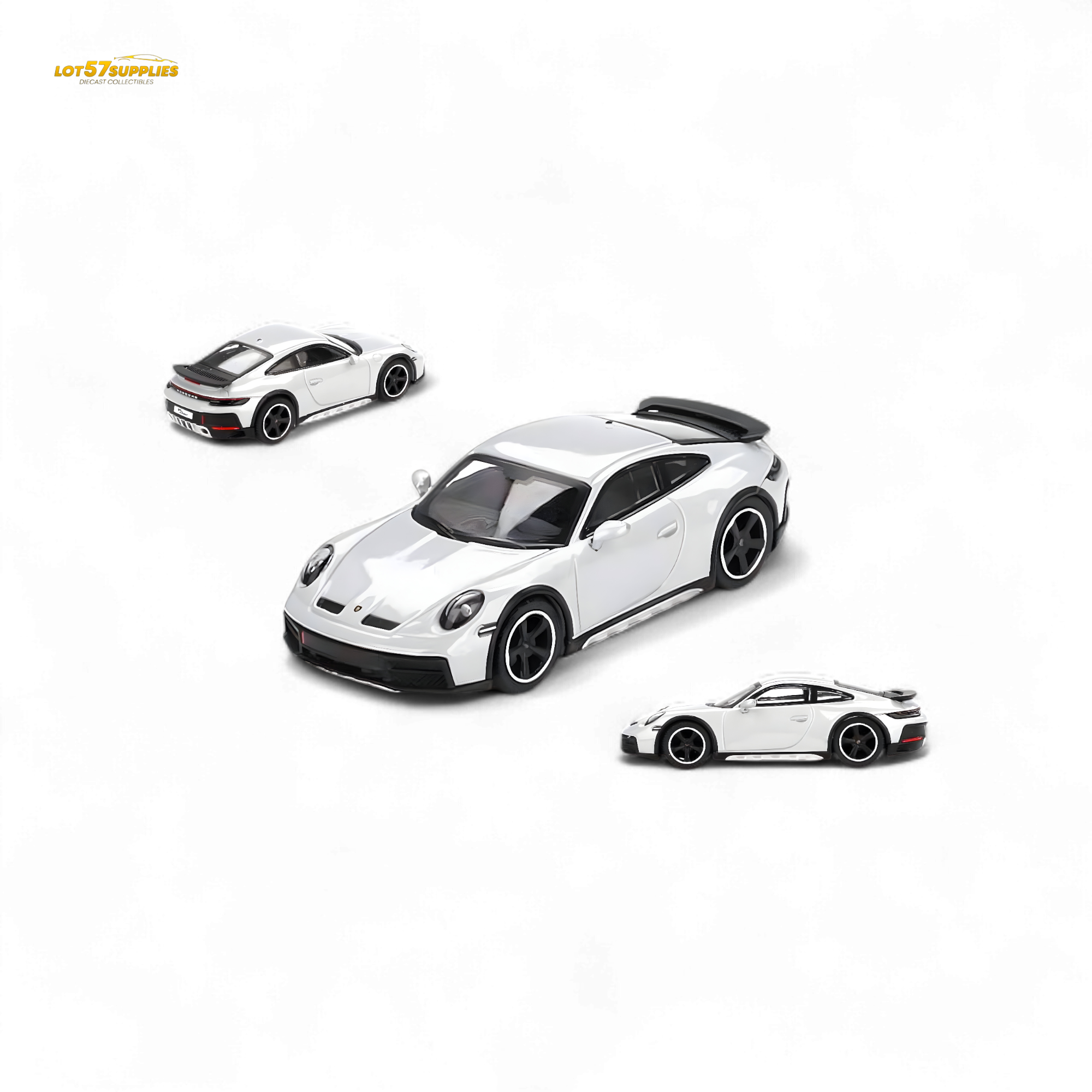 Mini-GT Porsche 911 Dakar Ice Gray Metallic #891 1:64 (ONLINE ORDER ONLY)