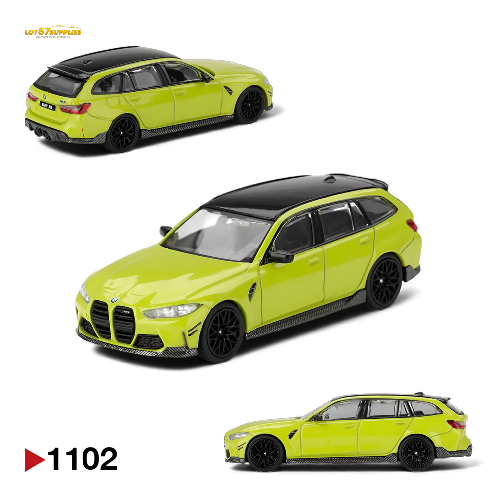 (Pre-Order) Mini-GT BMW M3 M Performance Touring - Sao Paulo Yellow 1:64 (ONLINE ORDER ONLY)