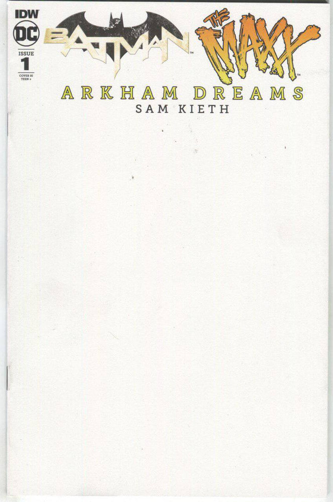 Batman Maxx IDW DC 110 Blank Sketch Variant Sam Kieth (09/26/2018) (ONLINE ORDER ONLY)