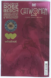 Catwoman 43 DC 2022 NM Rose Besch Foil Whatnot Variant Harley Quinn GGA (ONLINE ORDER ONLY)
