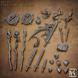 3D Printed Artisan Guild Arcanist Guild Weapons Rack Arcanists Guild 28mm 32mm (Online Only)
