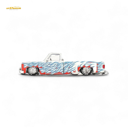 Mini GT x Kaido House Chevrolet Silverado DUALLY on Fire V2 1:64 KHMG157 (ONLINE ORDER ONLY)