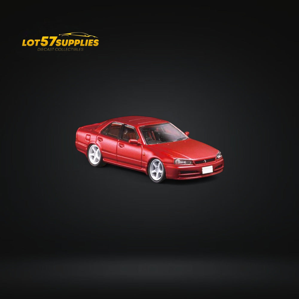 Mortal ER34 SKYLINE 25GT-t Red Ordinary 1:64 (ONLINE ORDER ONLY)