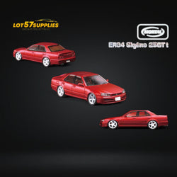 Mortal ER34 SKYLINE 25GT-t Red Ordinary 1:64 (ONLINE ORDER ONLY)