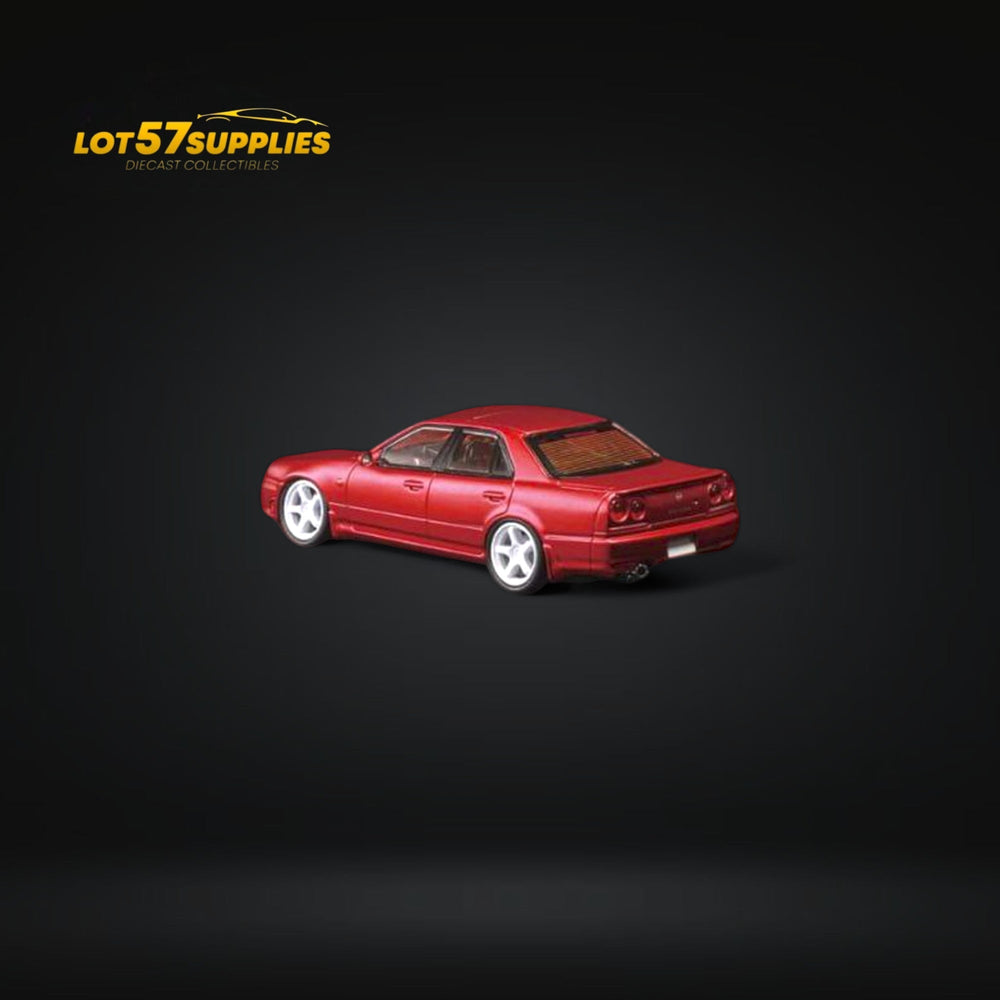 Mortal ER34 SKYLINE 25GT-t Red Ordinary 1:64 (ONLINE ORDER ONLY)