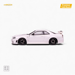 Car's Lounge Skyline GT-R R34 NISMO Z-TUNE - Pearl White 1:64 (ONLINE ORDER ONLY)