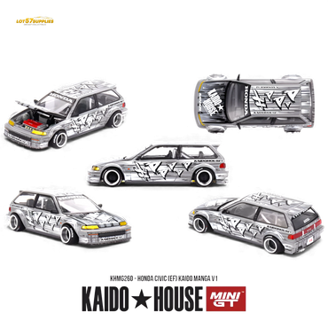(Pre-Order) Mini GT x Kaido House Honda Civic (EF) Kaido Manga V1 1:64 (ONLINE ORDER ONLY)