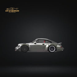 AuroraModel Porsche RWB 964 Liquid Silver DUCKTAIL 1:64 (ONLINE ORDER ONLY)