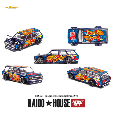 (Pre-Order) Mini GT x Kaido House Datsun 510 Wagon Koi Wagon V1 1:64 (ONLINE ORDER ONLY)