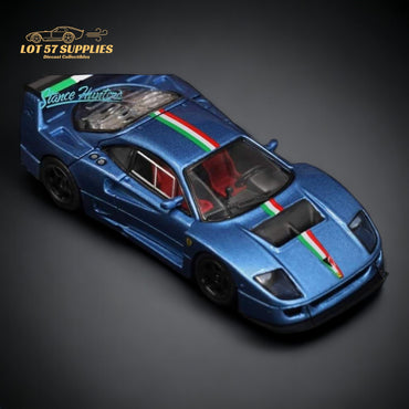 Stance Hunters Ferrari F40 LM Italian Stripe Blue 1:64 (ONLINE ORDER ONLY)
