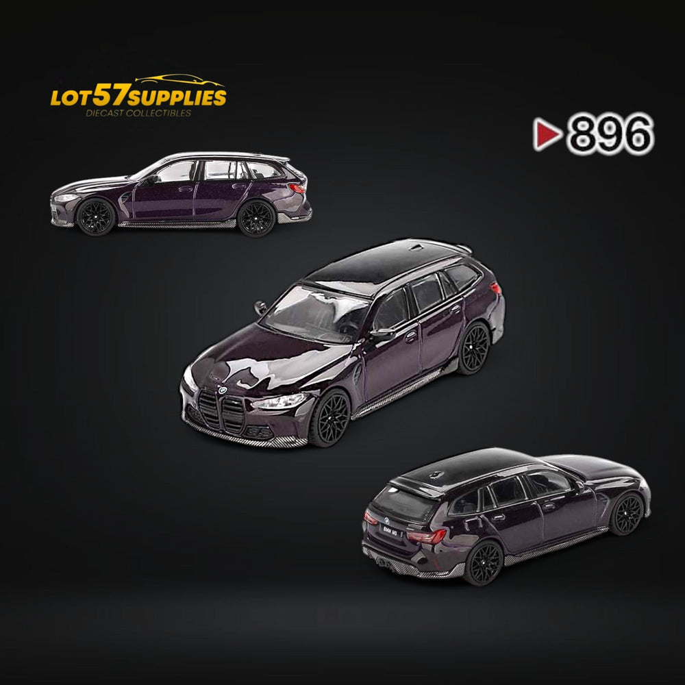 (Pre-Order) Mini-GT BMW M3 M Performance Touring Daytona Violet #896 1:64 (ONLINE ORDER ONLY)