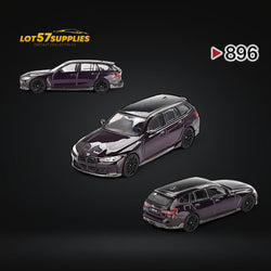 (Pre-Order) Mini-GT BMW M3 M Performance Touring Daytona Violet #896 1:64 (ONLINE ORDER ONLY)