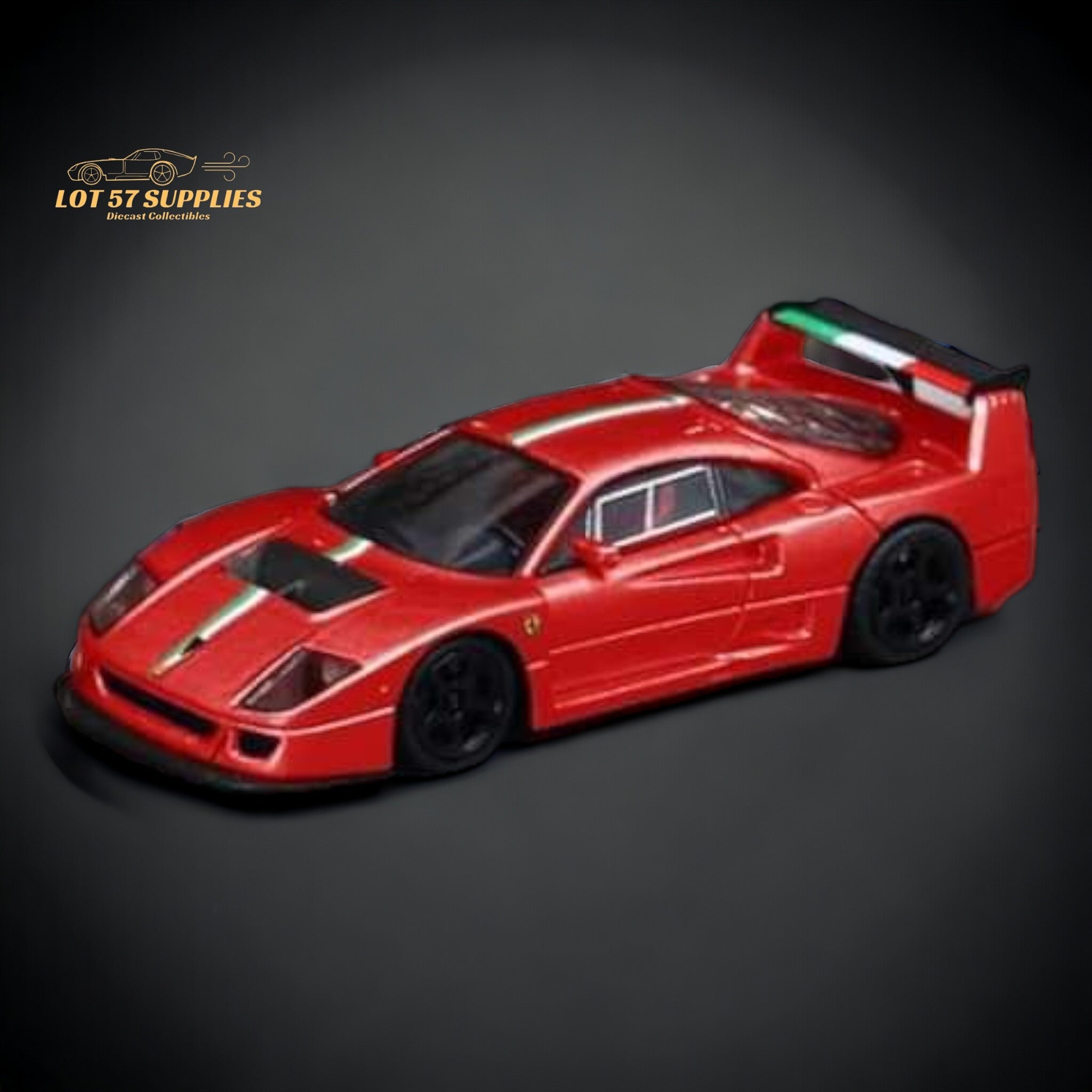 Stance Hunters Ferrari F40 LM Italian Stripe Red 1:64 (ONLINE ORDER ONLY)