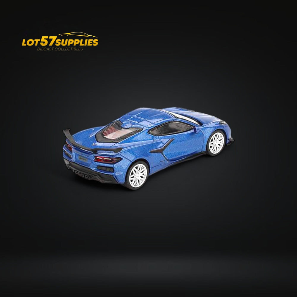 (Pre-Order) Mini-GT Chevrolet Corvette Z06 2023 Elkhart Lake Blue Metallic #892 1:64 (ONLINE ORDER ONLY)