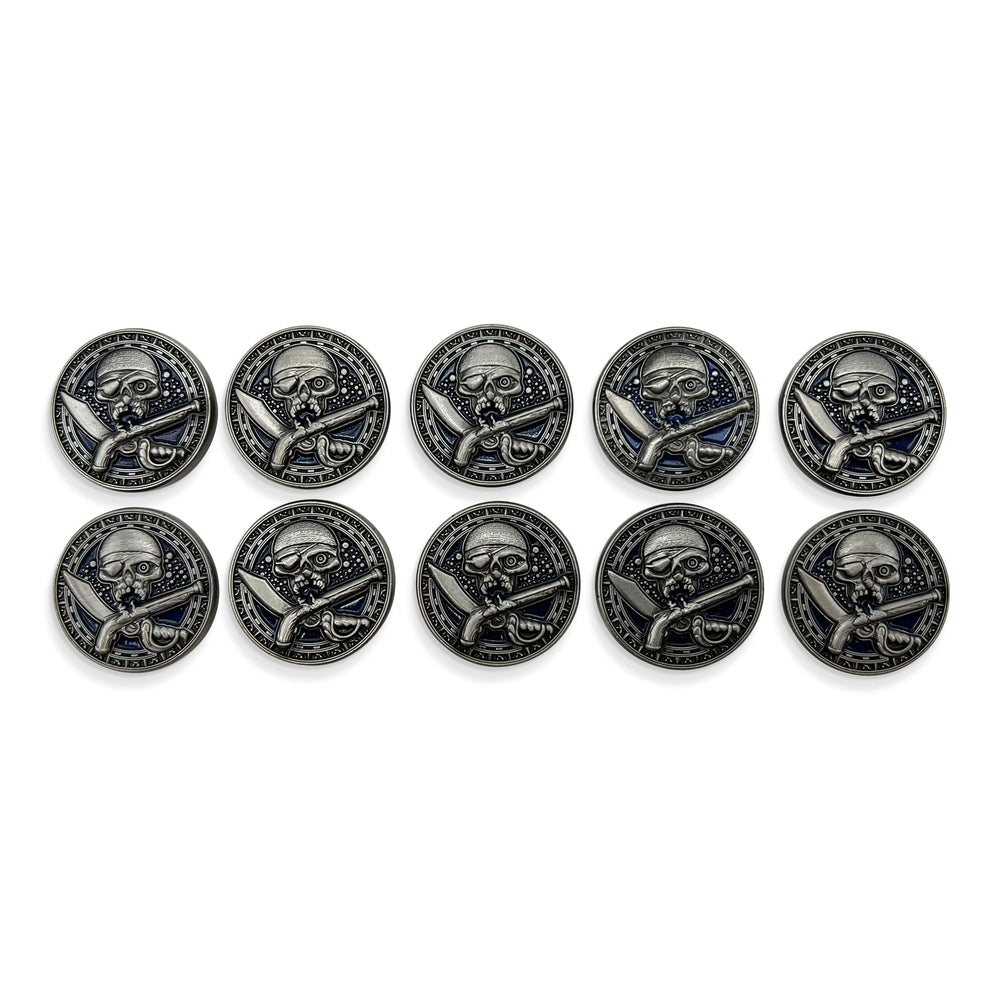 Class Coins - Swashbuckler Metal Coins Set of 10 (ONLINE ORDER ONLY)