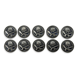 Class Coins - Swashbuckler Metal Coins Set of 10 (ONLINE ORDER ONLY)