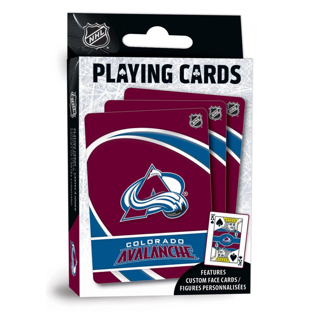 Colorado Avalanche Playing Cards - 54 Card Deck (ONLINE ORDER ONLY)