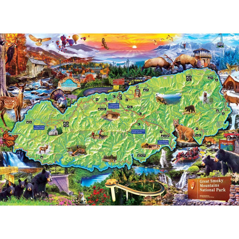 Great Smoky Mountains National Park 1000 Piece Jigsaw Puzzle (ONLINE ORDER ONLY)