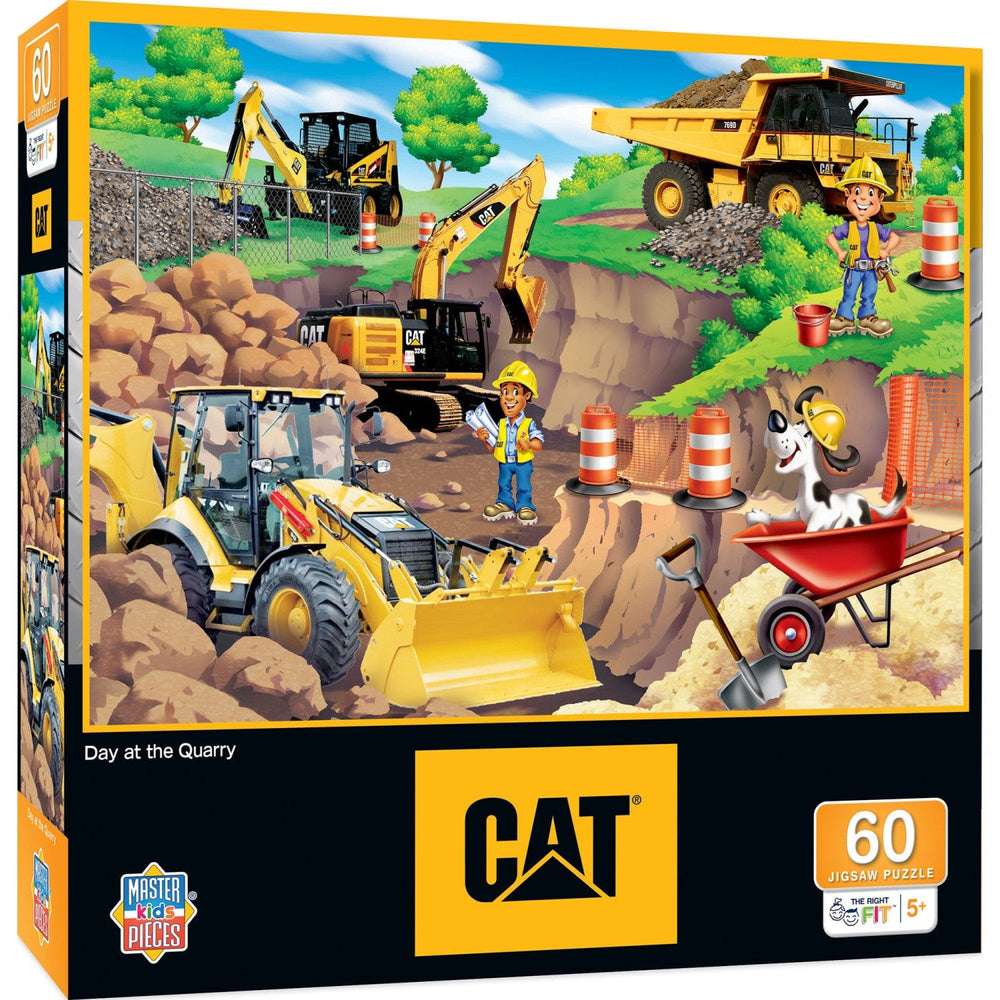 CAT - Day at the Quarry 60 Piece Jigsaw Puzzle (ONLINE ORDER ONLY)