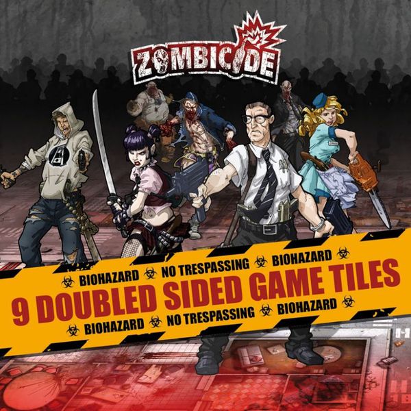 Zombicide: 9 Double Sided Game Tiles (ONLINE ORDER ONLY)