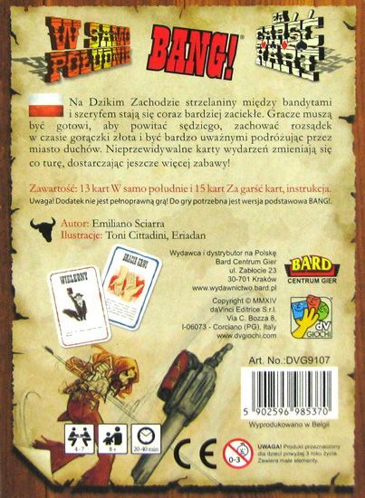 Bang! High Noon + A Fistful of Cards (ONLINE ORDER ONLY)
