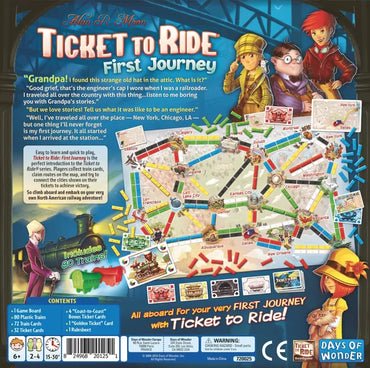 Ticket to Ride: First Journey (U.S.) - Board Game (Online Order Only)