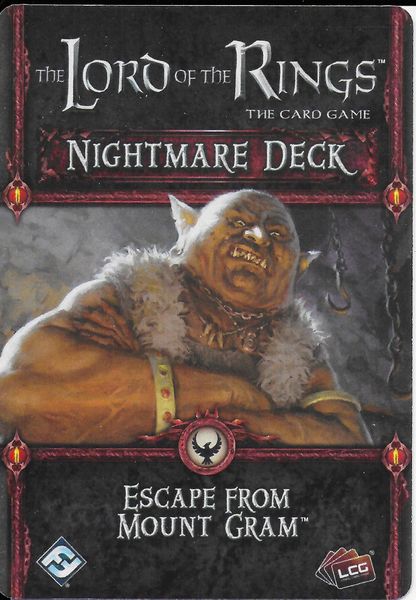 Lord of the Rings LCG: Escape from Mount Gram Nightmare Deck (ONLINE ORDER ONLY)