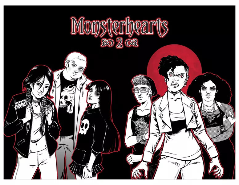 Monsterhearts 2 (hardcover) - Roleplaying Game (Online Order Only)