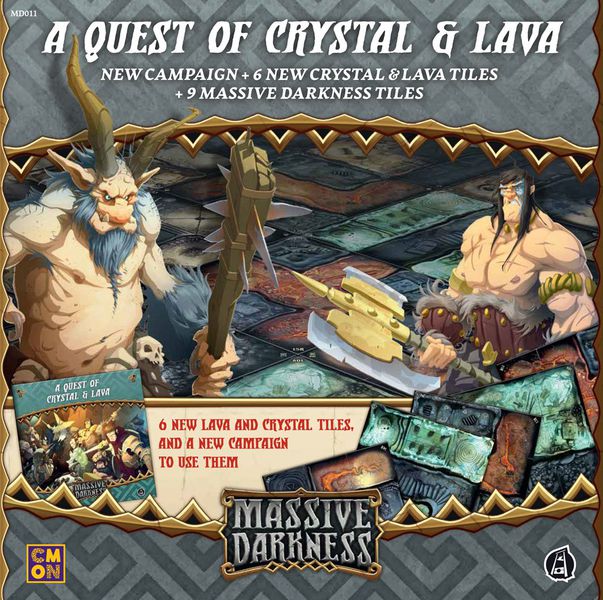 Massive Darkness: A Quest of Crystal and Lava Expansion (ONLINE ORDER ONLY)
