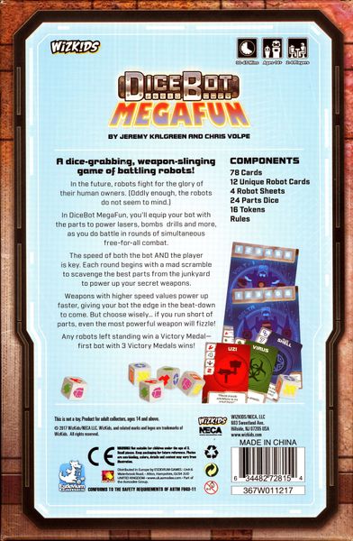DiceBot MegaFun (ONLINE ORDER ONLY)