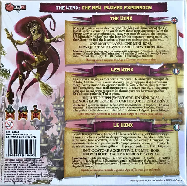 Age of Towers: The Winx - Board Game (Online Order Only)