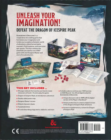 Dungeons & Dragons Essentials Kit (Boxed Set) - 5th Edition (Online Order Only)