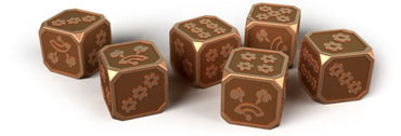 Zombicide: Undead or Alive Metal Steam Dice (ONLINE ORDER ONLY)