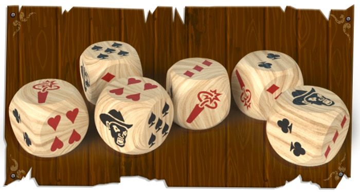 Zombicide: Undead or Alive - Kickstarter Exclusive Special Wooden Dice (ONLINE ORDER ONLY)