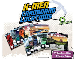 Marvel United: X-Men Kickstarter Exclusive Cardboard Locations (ONLINE ORDER ONLY)
